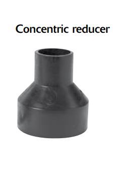 HDPE REDUCER CONCENTRIC 110X75MM