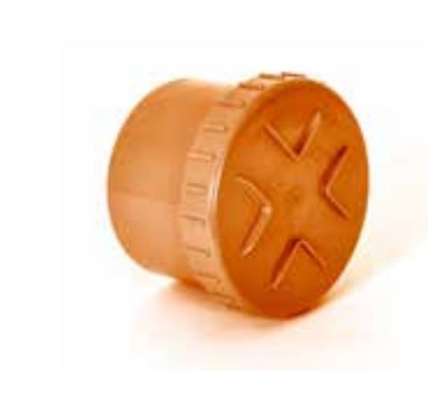 UPVC DRAIN SCREWED ACCESS PLUG 160MM