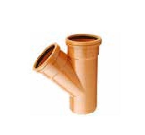 UPVC DRAIN Y BRANCH 45 DEG 160MM
