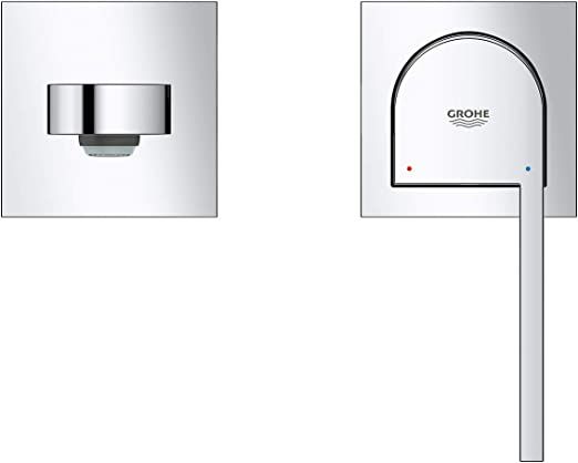 GROHE PLUS 2-HOLE BASIN MIXER | M-SIZE CHROME
