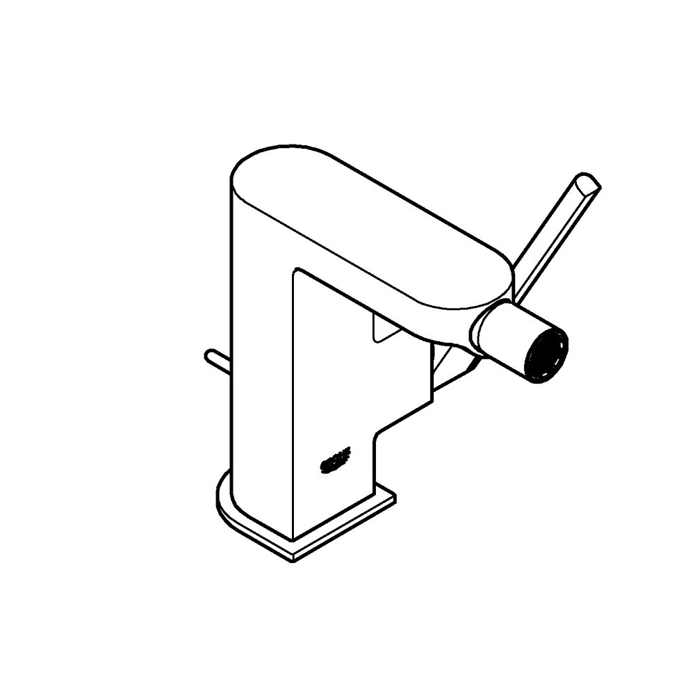 GROHE PLUS SINGLE-LEVER BIDET MIXER | CHROME 1/2 IN