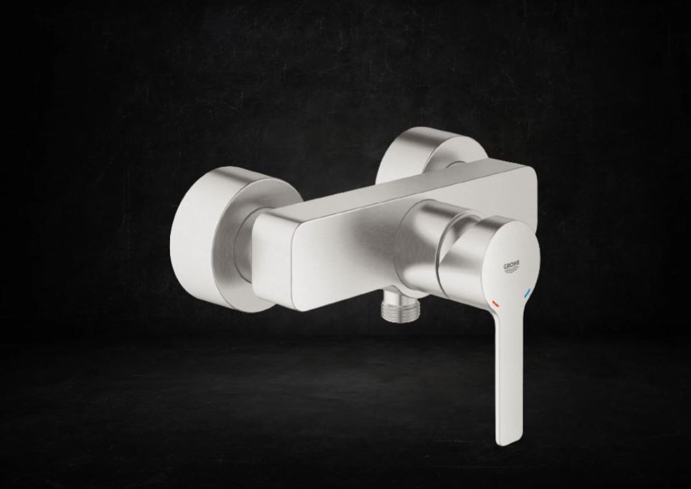 GROHE LINEARE SINGLE-LEVER SHOWER MIXER | SUPERSTEEL 1/2 IN