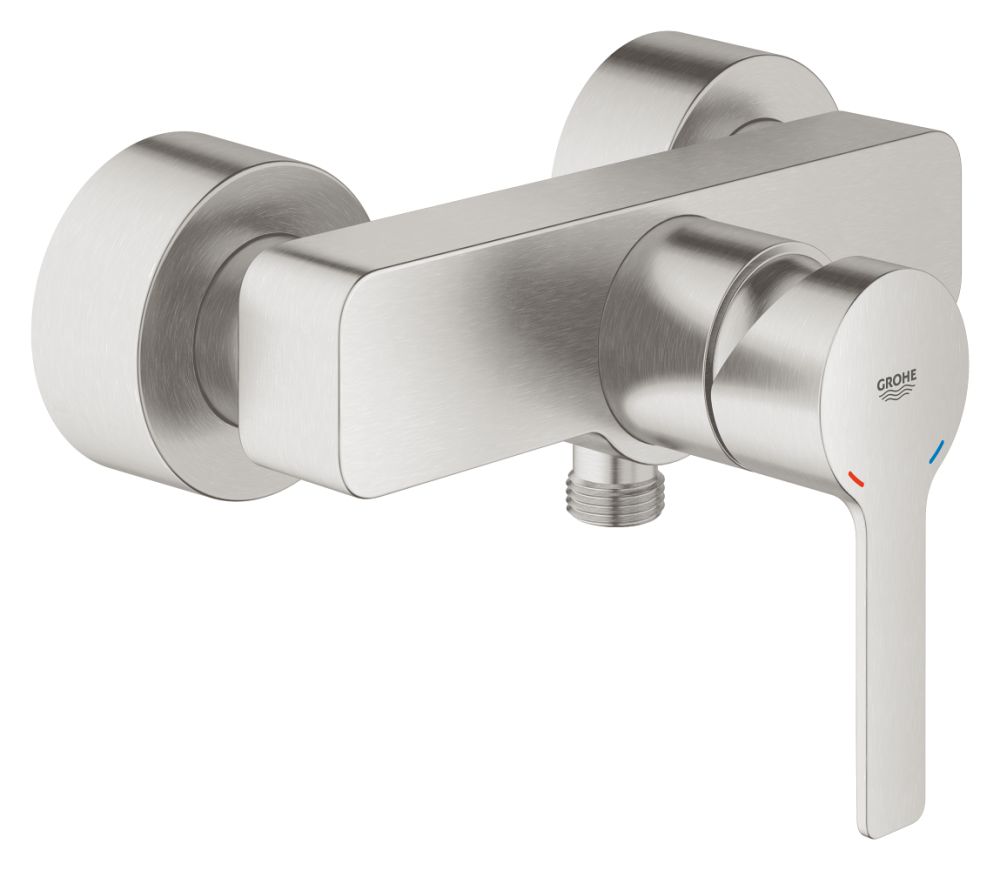 GROHE LINEARE SINGLE-LEVER SHOWER MIXER | SUPERSTEEL 1/2 IN