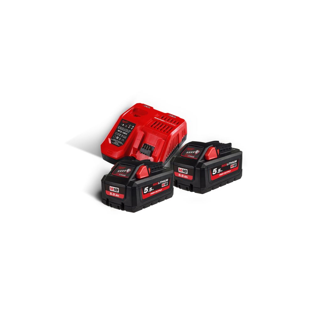 MILWAUKEE M18 HIGH OUTPUT NRG KIT | M18HNRG-552 | 5.5 AH