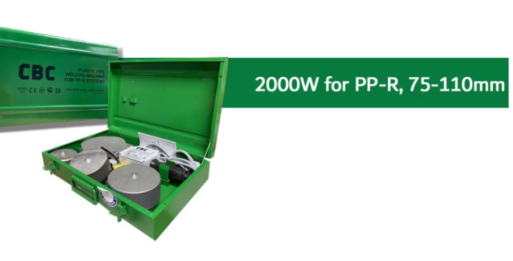 CBC WELDING MACHINE, 2000W FOR PP-R, 75-110MM