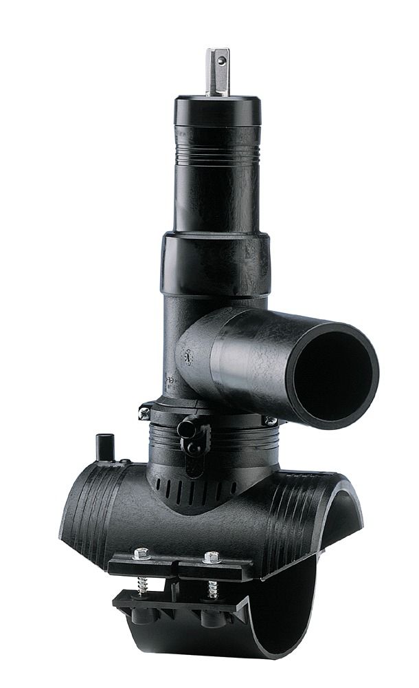 PRESSURE TAPPING VALVE WITH 360º ROTATABLE OUTLET 160MM X 32MM