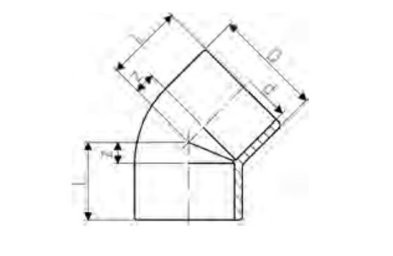UPVC 45 DEG ELBOW 2