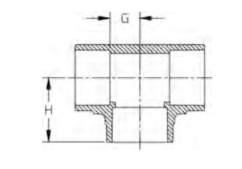 UPVC SCH80 TEE 90DEG SXS 8