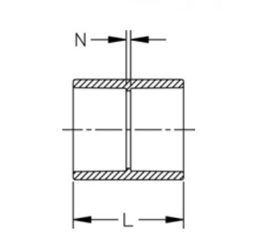 UPVC SCH80 COUPLING SXS 4