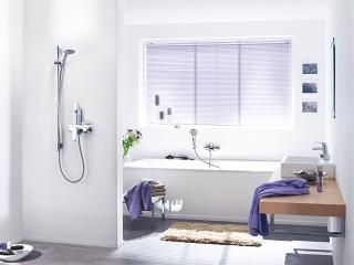 GROHE EURODISC COSMOPOLITAN BATH SPOUT WITH DIVERTER | CHROME 1/2 IN