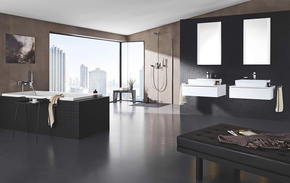 GROHE EUROCUBE SINGLE-LEVER BATH MIXER | CHROME 1/2 IN
