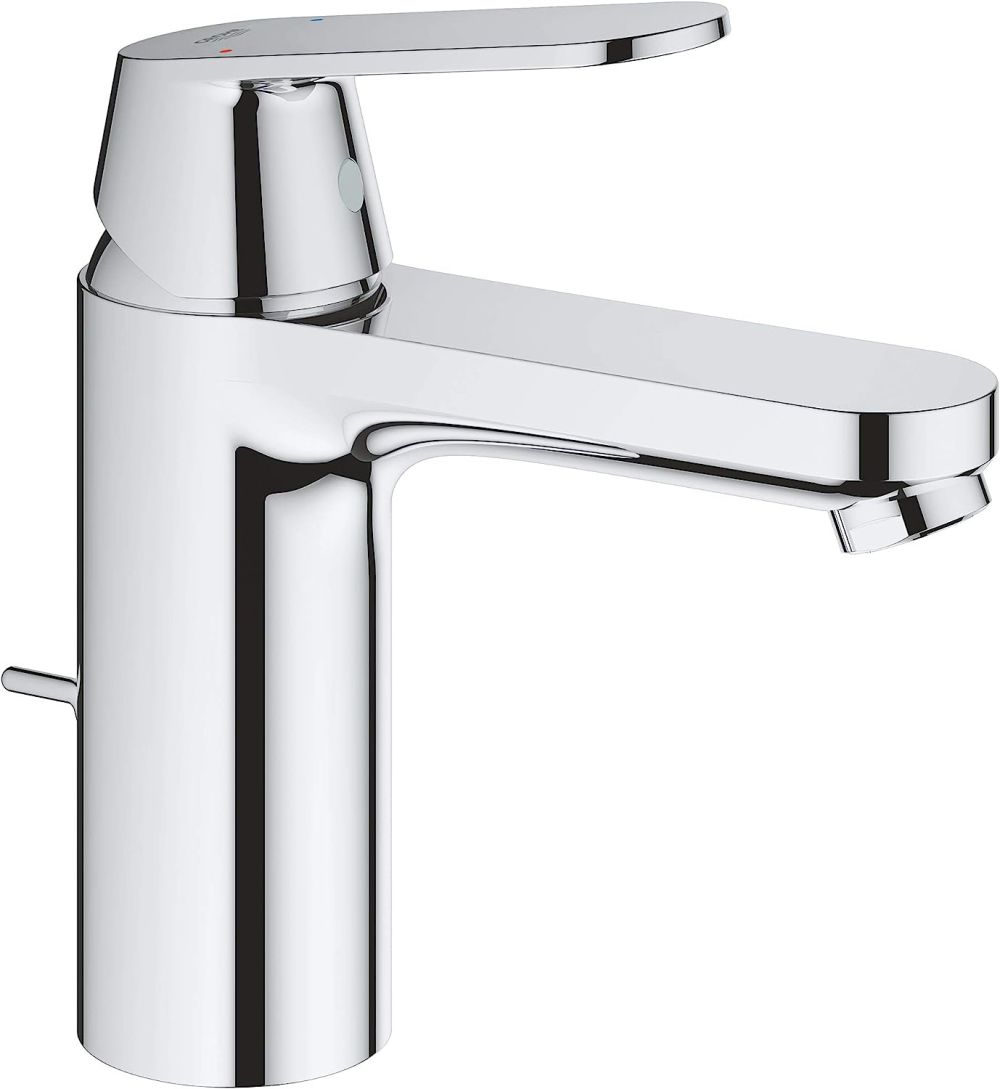 GROHE EUROSMART COSMOPOLITAN SINGLE-LEVER BASIN MIXER | CHROME M-SIZE 1/2 IN