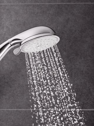 GROHE TEMPESTA SYSTEM 200, SHOWER SYSTEM WITH DIVERTER 2 SPRAY | CHROME