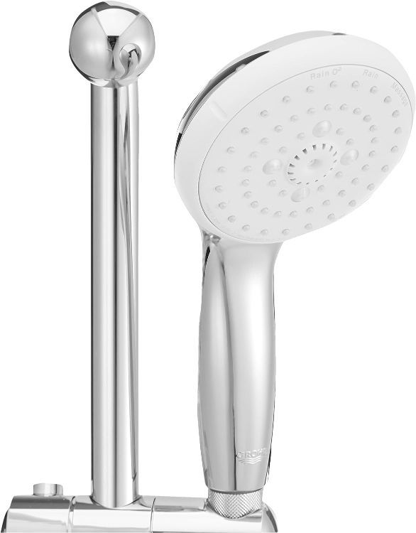 GROHE TEMPESTA 100 SHOWER RAIL SET, 3 SPRAYS | CHROME