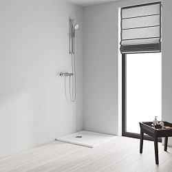 GROHE TEMPESTA 100 SHOWER RAIL SET, 3 SPRAYS | CHROME