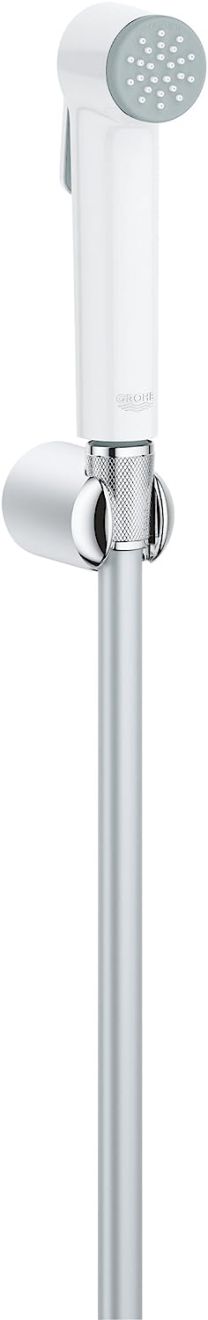 GROHE TEMPESTA-F TRIGGER SPRAY 30, SPRAY SET, 1 SPRAY |CHROME/WHITE, 1250MM SILVERFLEX LONGLIFE HOSE