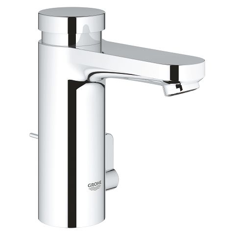 GROHE EUROECO COSMOPOLITAN T SELF-CLOSING BASIN MIXER,POP-UP WASTE SE|CHROME