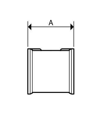 UPVC DRAIN DOUBLE COUPLER 160MM