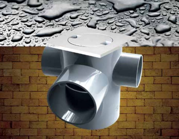 ABS FLOOR TRAP 50MM S/W 4X3X2
