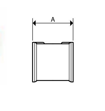 UPVC DRAIN REPAIRE DOUBLE SOCKET 110MM