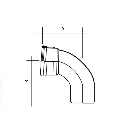 UPVC SOIL ELBOW 87.5° 4