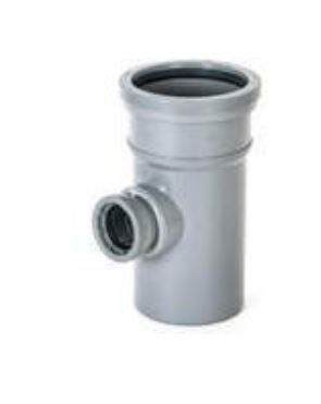 UPVC SOIL SGL UNEQ BRANCH 921/2 DEG 4''X2