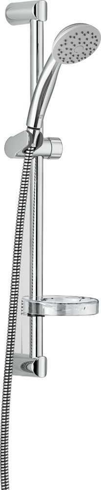 KLUDI POLARIS & PROJECT SHOWER RAIL 1 SPRAY SHOWER SET L = 600MM (HAND SHOWER+SOAPDISH+HOSE+BAR)