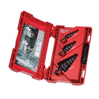 MILWAUKEE STEP DRILL SET-3PC