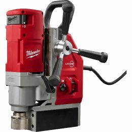 MILWAUKEE MAGNETIC DRILLING PRESS WITH ELECTRO MAGNET, AUTOSTOP, 110V