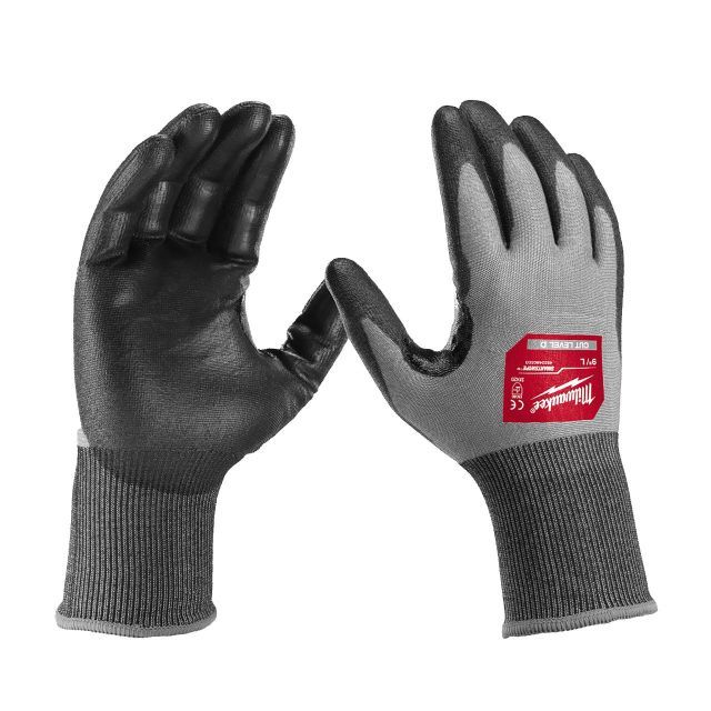 MILWAUKEE HI-DEX CUT D GLOVES PACK | 9/L | 12 PC