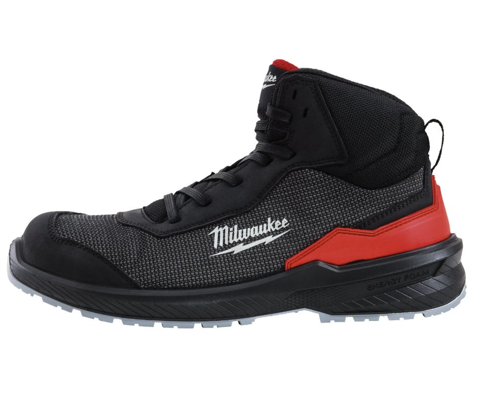 MILWAUKEE FLEXTRED S1PS SAFETY BOOTS BLACK 1M110133 ESD FO SR | 39 EU/6 UK