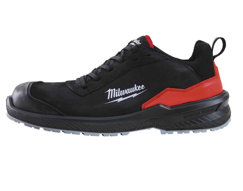 MILWAUKEE FLEXTRED S3S SAFETY TRAINERS BLACK 1L110133 ESD SC FO SR | 39 EU/6 UK