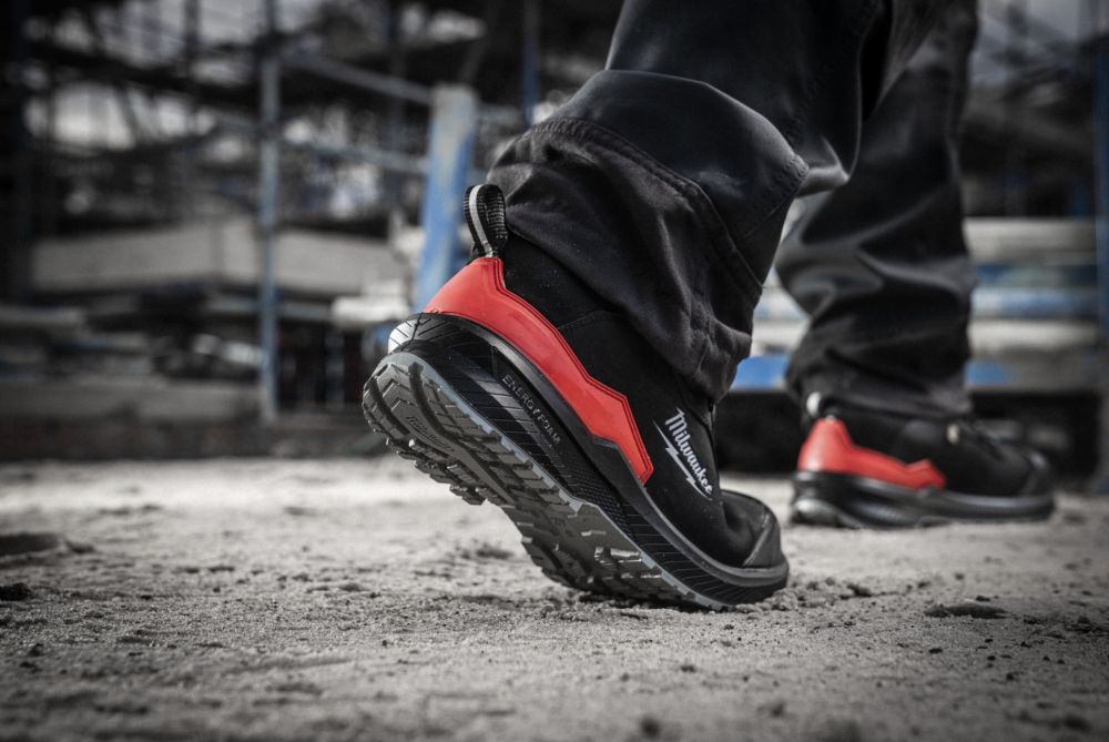 MILWAUKEE FLEXTRED S3S SAFETY TRAINERS BLACK 1L110133 ESD SC FO SR | 39 EU/6 UK