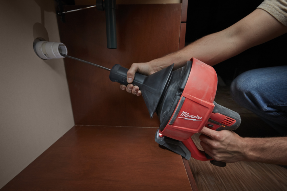 MILWAUKEE M12 SUB COMPACT DRAIN CLEANER WITH SPIRAL DIAMETER 8 MM KIT,2X2.0AH BAT PACKS, C12 C CHR|[M12BDC8-202C]