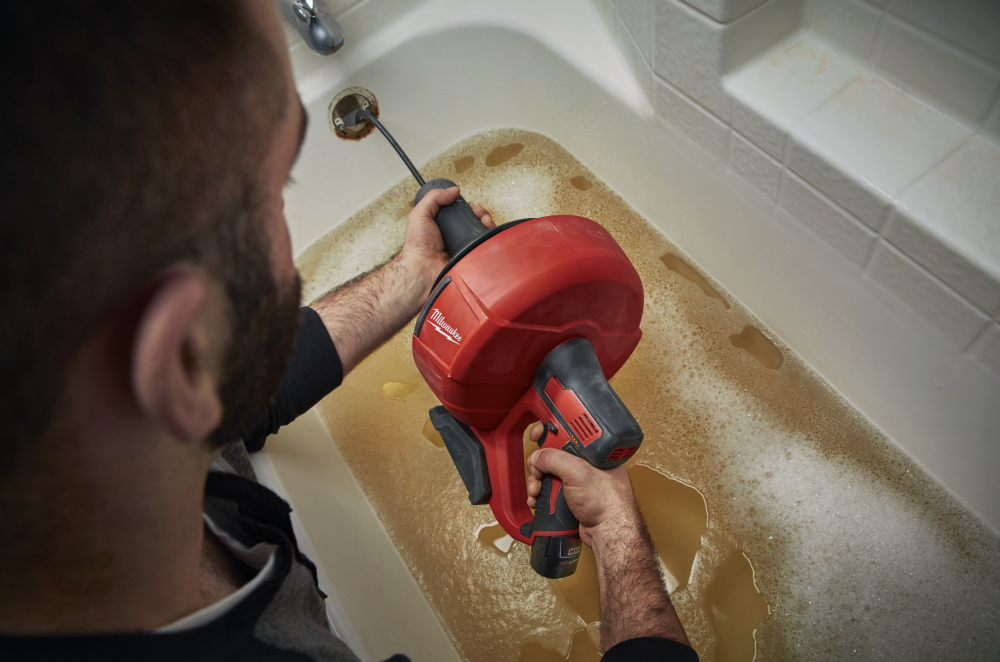 MILWAUKEE M12 SUB COMPACT DRAIN CLEANER WITH SPIRAL DIAMETER 8 MM KIT,2X2.0AH BAT PACKS, C12 C CHR|[M12BDC8-202C]