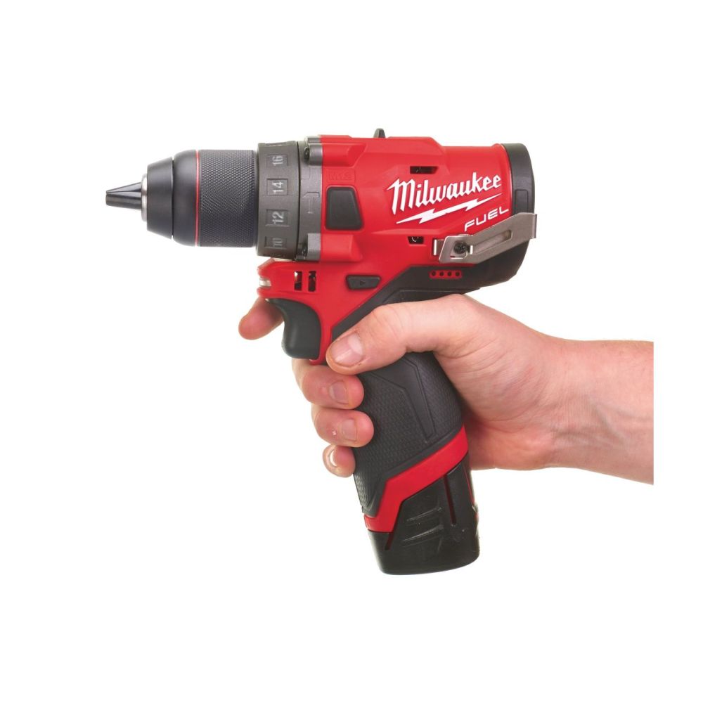 MILWAUKEE M12 FUE SUB COMPACT PERCUSSION DRILL [BARE-TOOL]|[M12FPD-0] (Includes 2yr platinum warranty)
