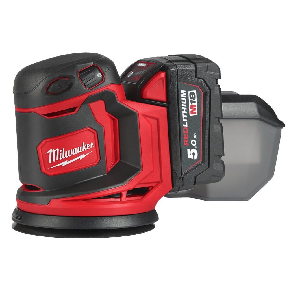 MILWAUKEE M18 COMPACT 125 MM RANDOM ORBITAL SANDER [BARE-TOOL]|[M18BOS125-0]