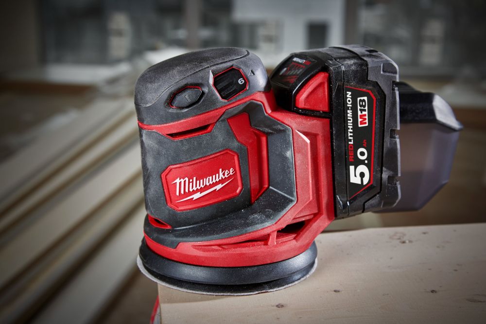 MILWAUKEE M18 COMPACT 125 MM RANDOM ORBITAL SANDER [BARE-TOOL]|[M18BOS125-0]
