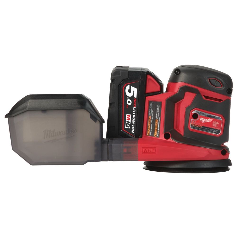 MILWAUKEE M18 COMPACT 125 MM RANDOM ORBITAL SANDER [BARE-TOOL]|[M18BOS125-0]