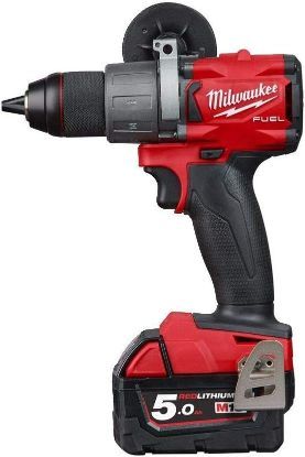 MILWAUKEE M18 FUEL DRILL DRIVER KIT, 2 X 5.0 AH BATTERY PACKS, M12-18 FC CHARGER, HD BOX|[M18FDD2-502X]