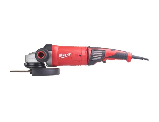 MILWAUKEE 2400 W ANGLE GRINDER WITH BRAKE, ANTI-KICKBACK PROTECTION AND AVS | [AGVKB24-230 EKX]