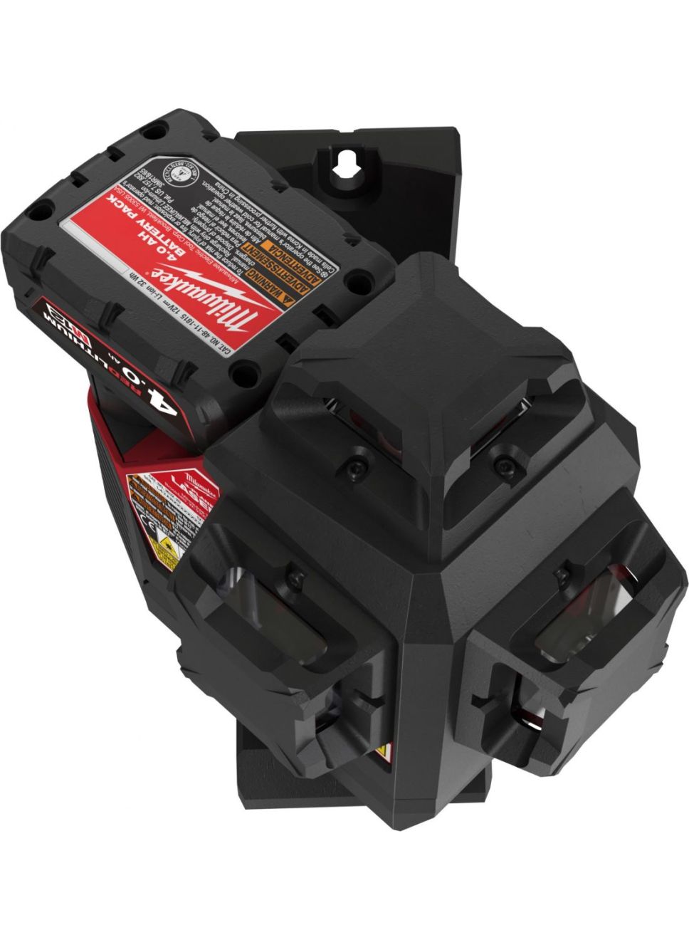 MILWAUKEE M12 GREEN 360? 3 PLANE LASER KIT, 1 X 4.0 AH LI-ION BATTERY AND CHARGER|[M123PL-401C ]