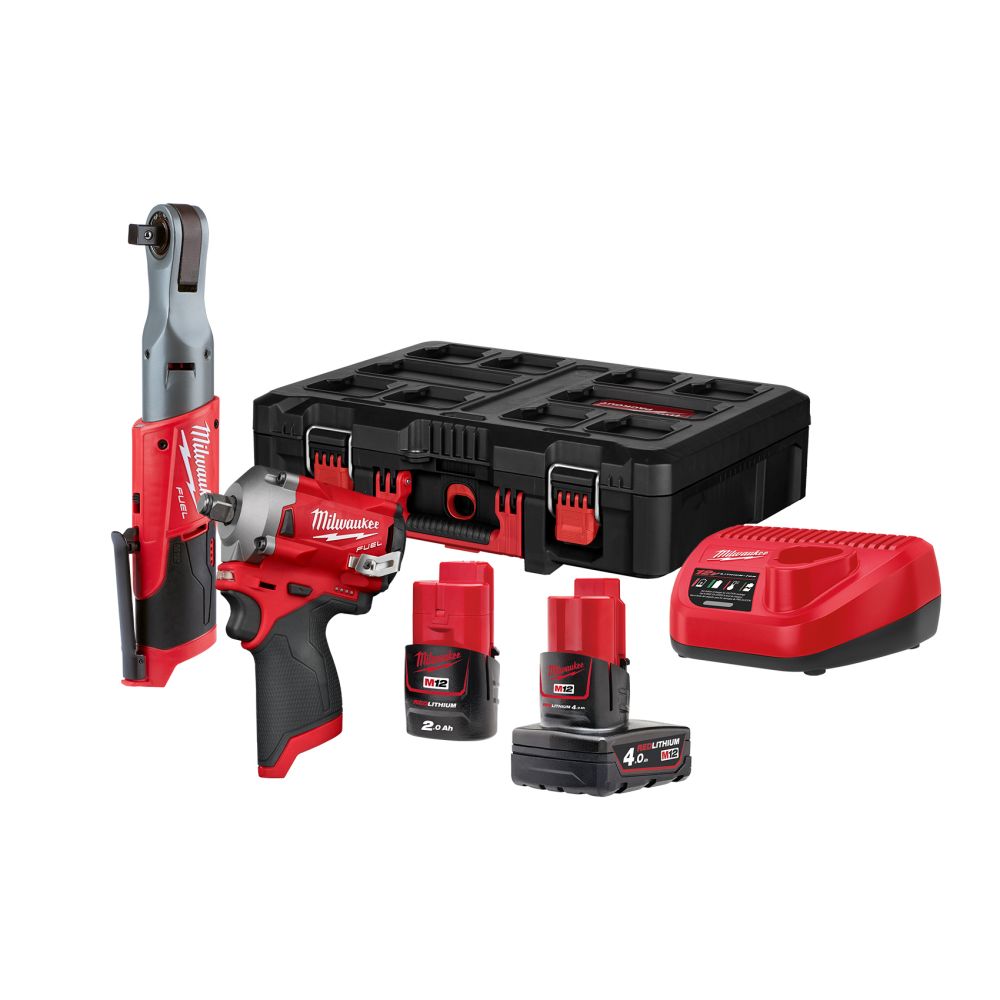 MILWAUKEE M12 POWERPACK [M12FPP2AV-422P]|[M12 FPP2AV-422P ]