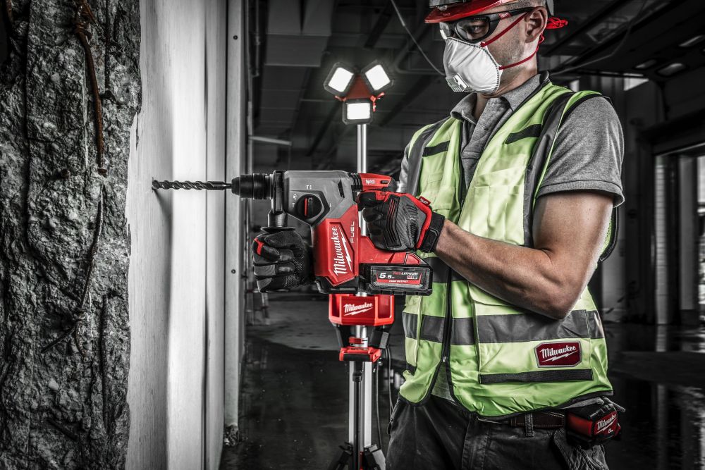MILWAUKEE M18 FUEL 4-MODE 26MM SDS-PLUS HAMMER WITH FIXTEC + 26MM HAMMER XXX | [M18FHX-0X]