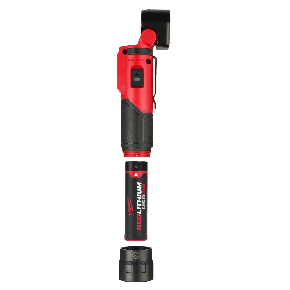 MILWAUKEE USB RECHARGEABLE PIVOTING WORK LIGHT, L4 PWL-301, 1 BATTERY PACK, BLISTER