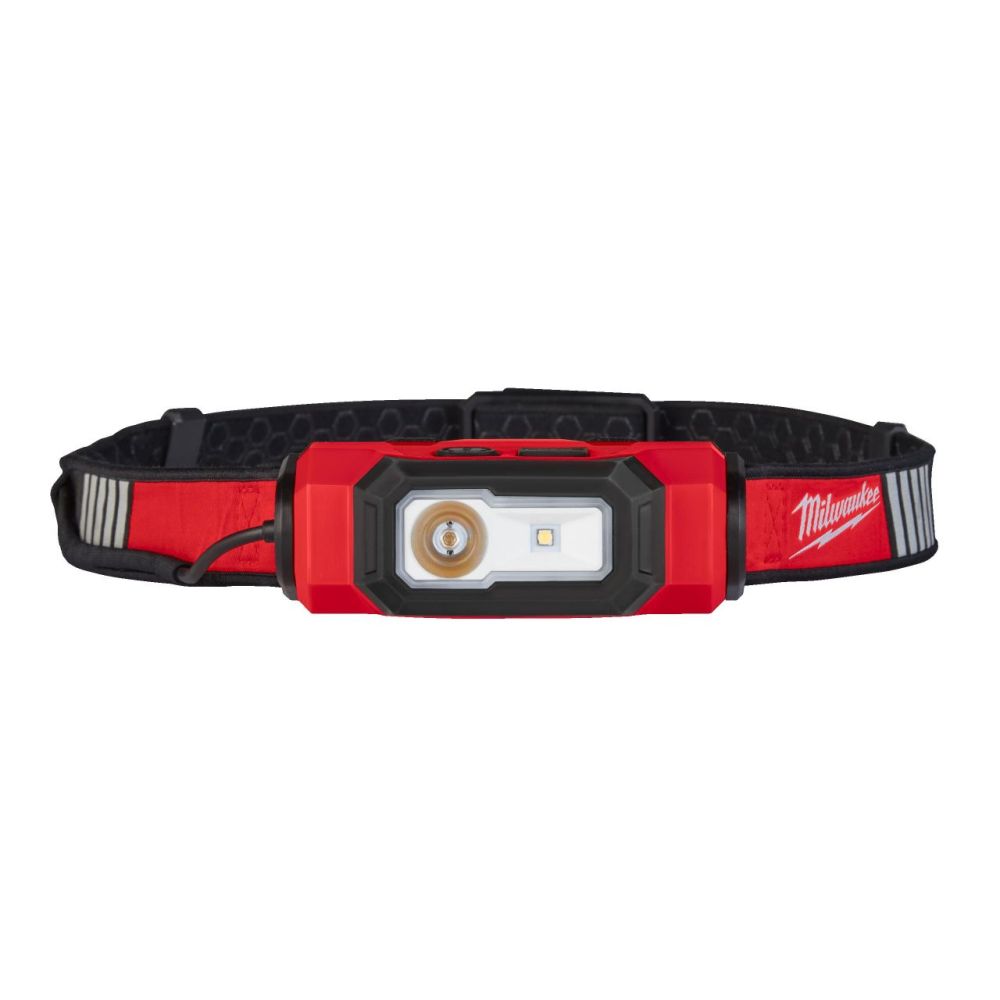 MILWAUKEE USB RECHARGEABLE HI-VIS HEADLAMP, 1 X 2.5 AH BATTERY PACK, BLISTER