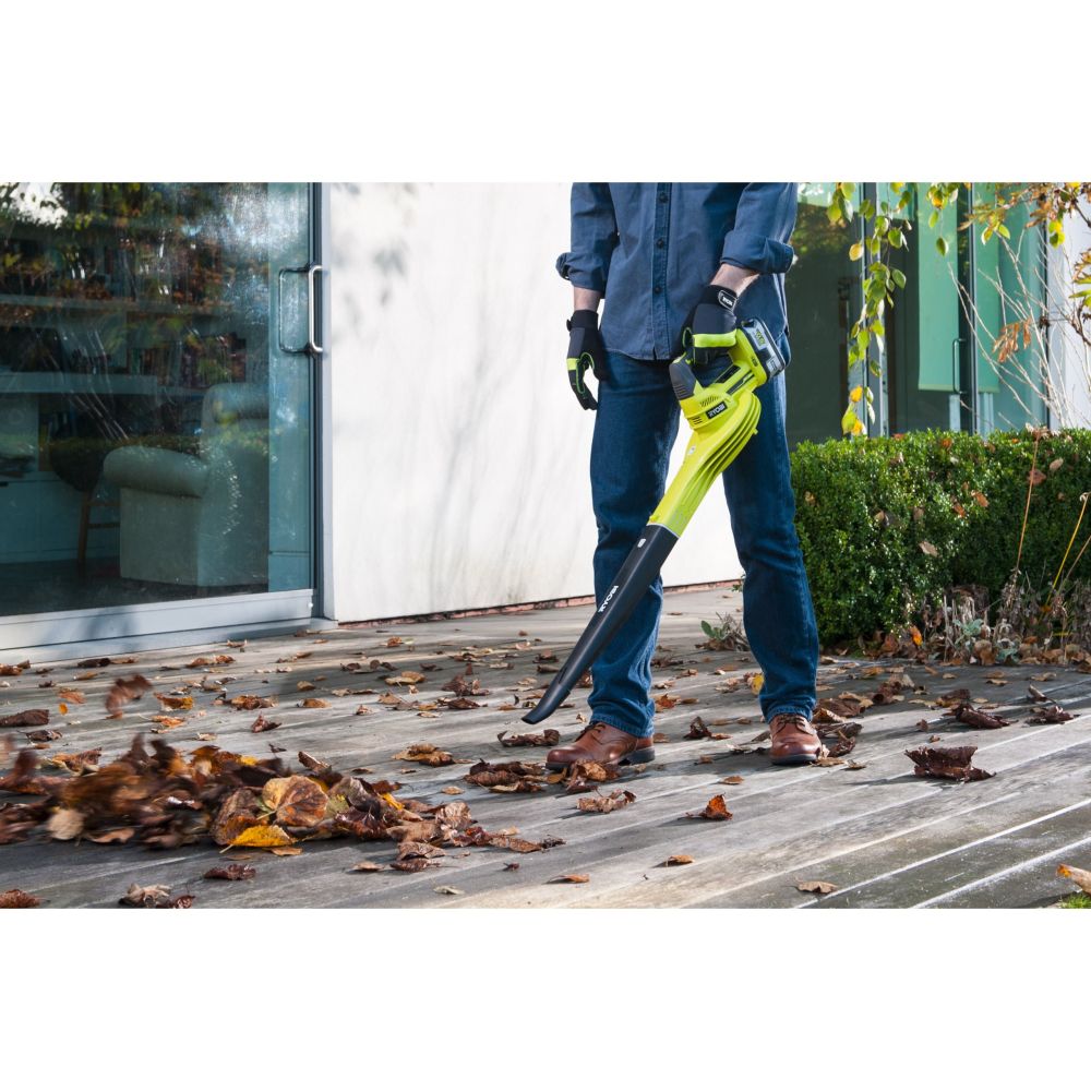 RYOBI 18V ONE+ CORDLESS LEAF BLOWER, BARE TOOL [OBL1820S]