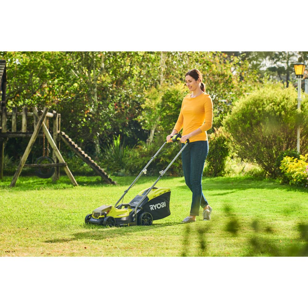 RYOBI 18V ONE+ CORDLESS LAWN MOWER, BARE TOOL, 33 CM [OLM1833B]