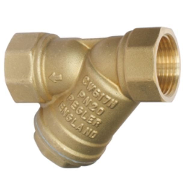 PEGLER BRASS Y STRAINER FXF PARALLEL THREAD PN20 1059 PT | 3/4 IN