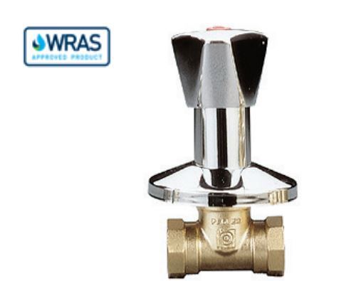 PEGLER CONCEALED CHROMIUM PLATED BRASS STOPVALVE | 3/4 IN